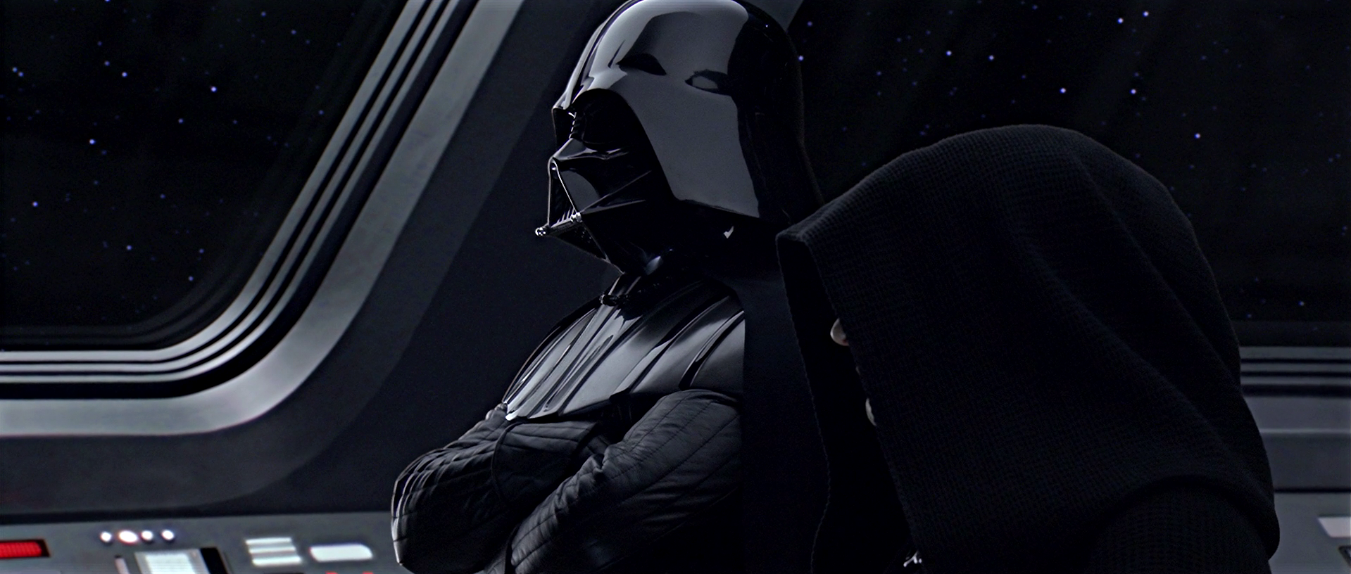 Darth Vader, deprived of everything, save his loyalty to his master