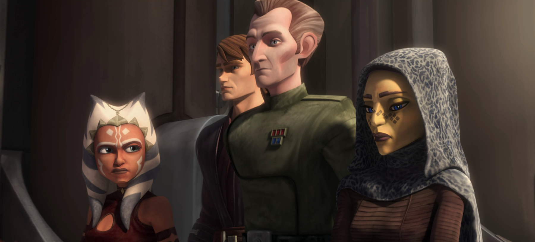 Tarkin quarreled with the Jedi Order over jurisdiction concerning a terrorist attack on the Jedi Temple.