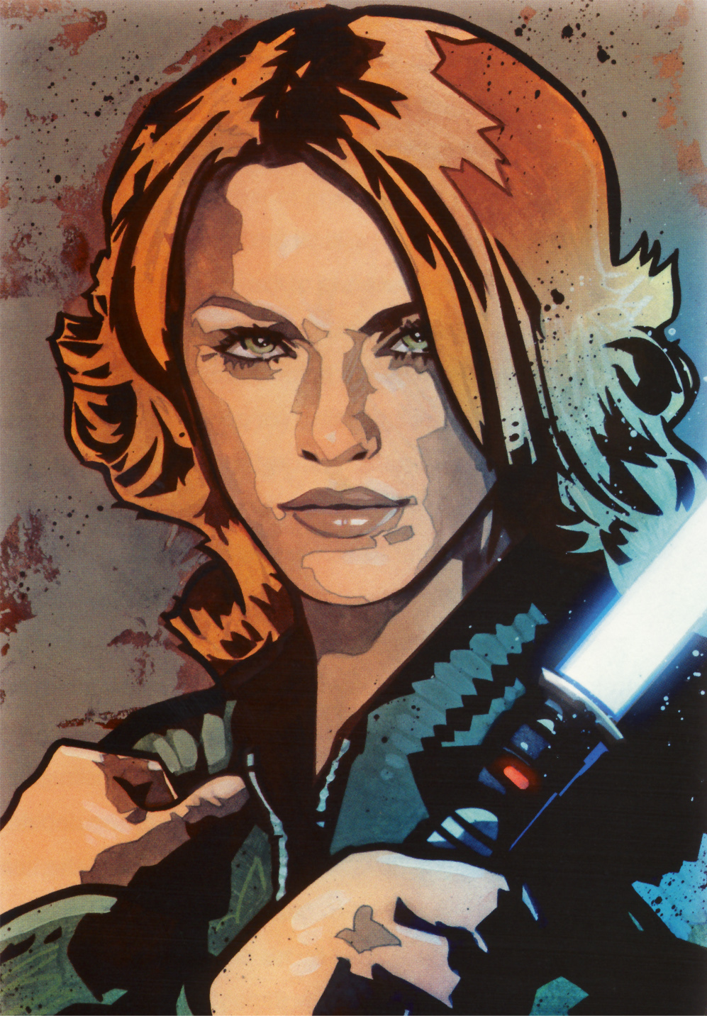 Jedi Knight Tahiri Veila pledged her allegiance to Darth Caedus, becoming his Sith apprentice shortly after joining the GAG.