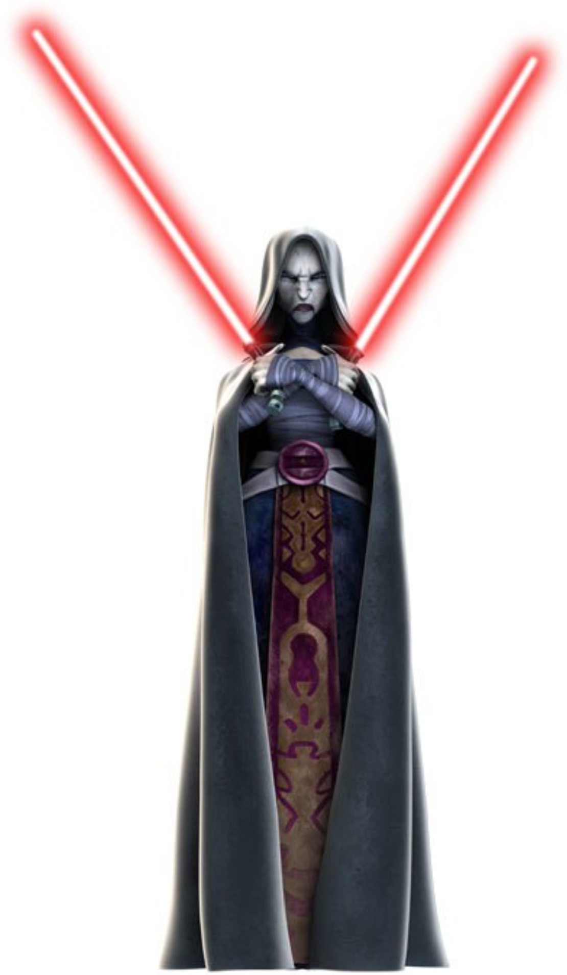 Quarnom encountered the Sith assassin Asajj Ventress (pictured).