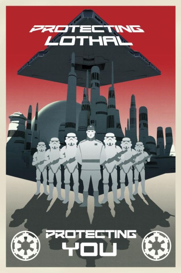 Imperial propaganda poster created to promote the series