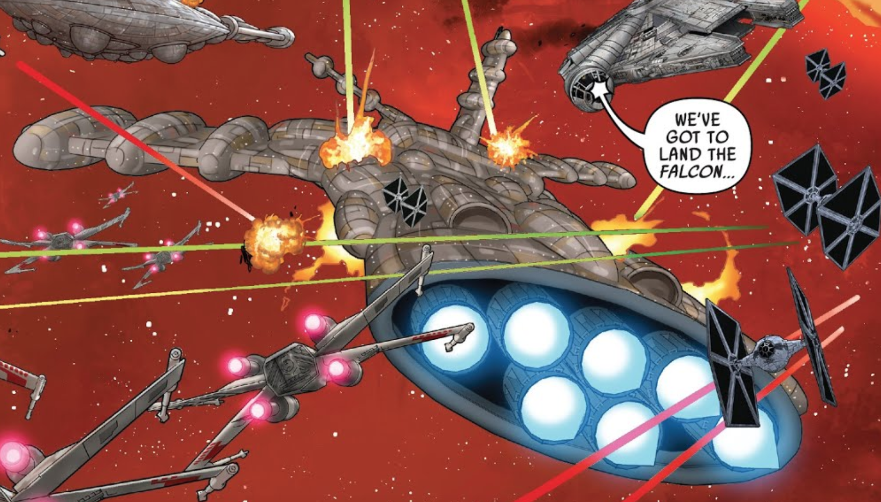 Unidentified three-pronged Mon Calamari cruiser appearance in Common Appearance