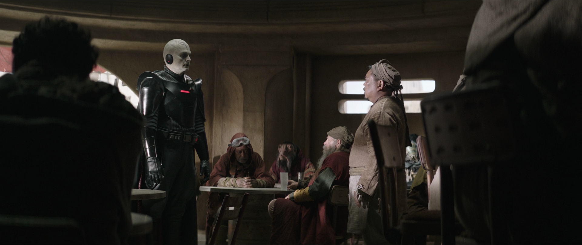 The Grand Inquisitor confronts the saloon owner.