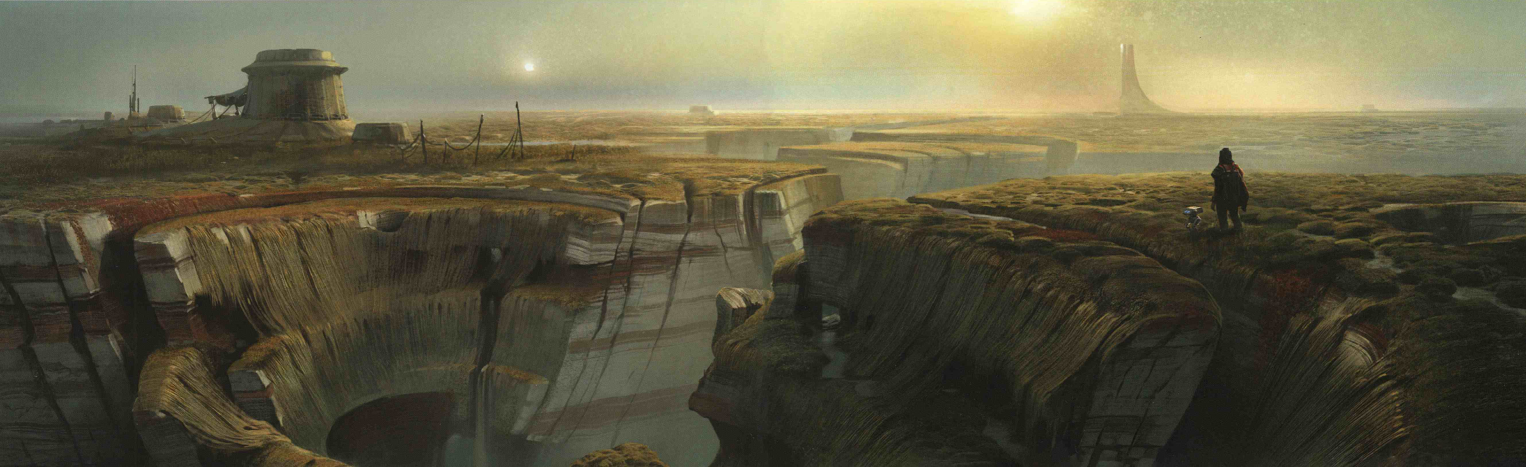 Gabe Yeganyan's concept drawing of the Binog Mesa and its surrounding area