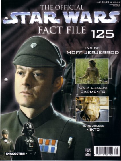 The Official Star Wars Fact File 125 appearance 