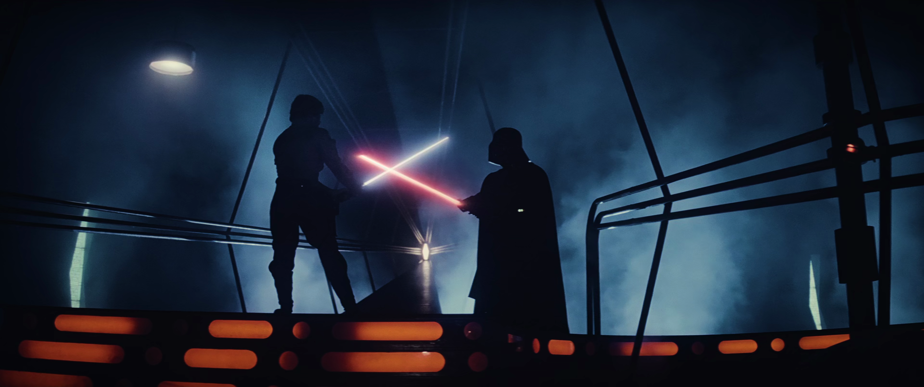 Vader and Luke fought against each other on Bespin, where the Jedi apprentice learned the truth about his parentage.