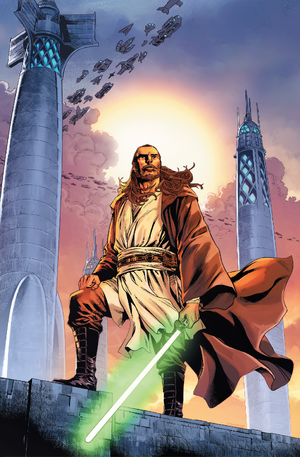 Qui Gon Jinn's funeral  Star wars canon, Jinns, Star wars