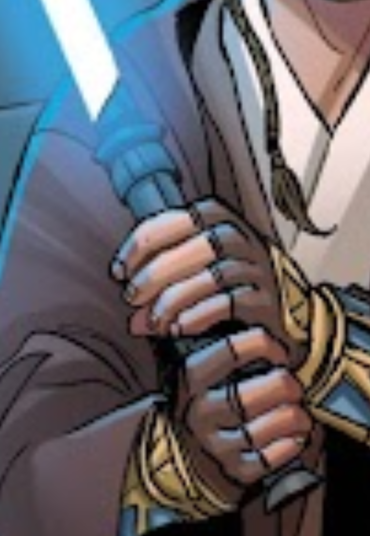Coron Solstus' lightsaber appearance 