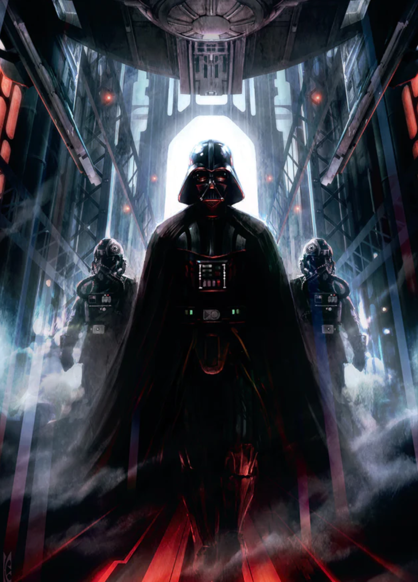 Upper-level figures like Darth Vader commanded the might of the Imperial Navy.