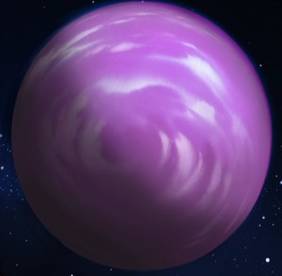 Unidentified purple planet appearance in Common Appearance