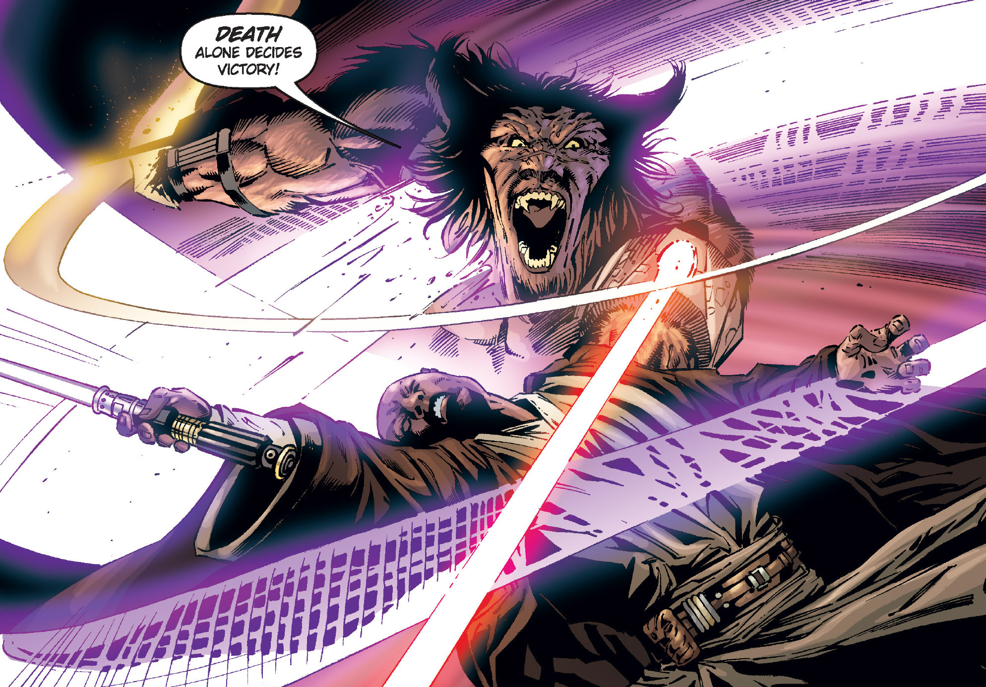 Mace Windu kills Harll.