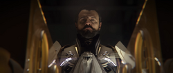 Valkorion observes his two newborn sons in their cribs.