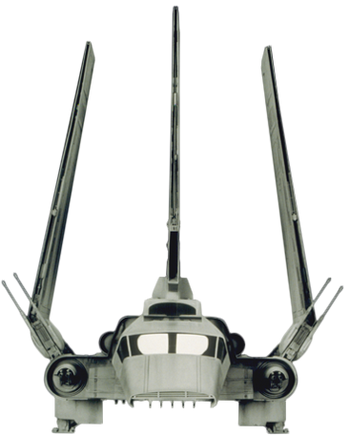 Imperial shuttle frontview