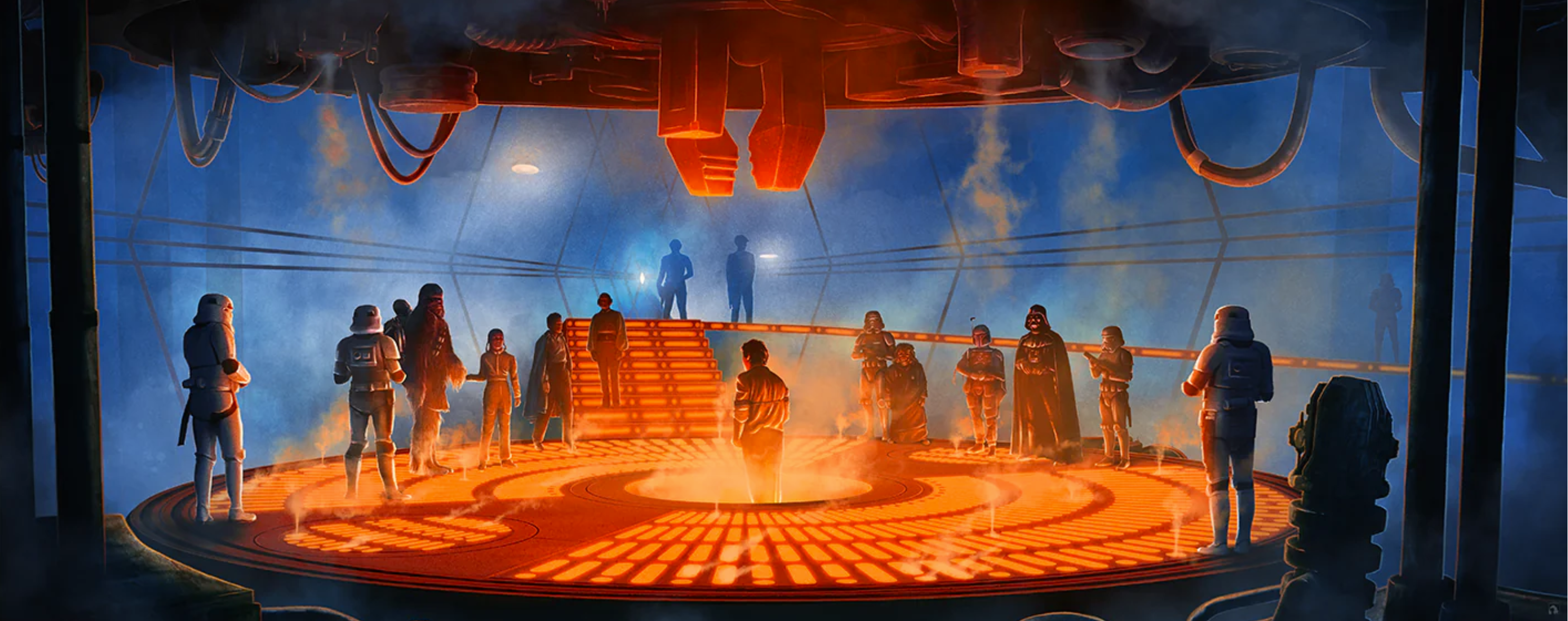 Han Solo was frozen in a Class-3 chamber on Cloud City