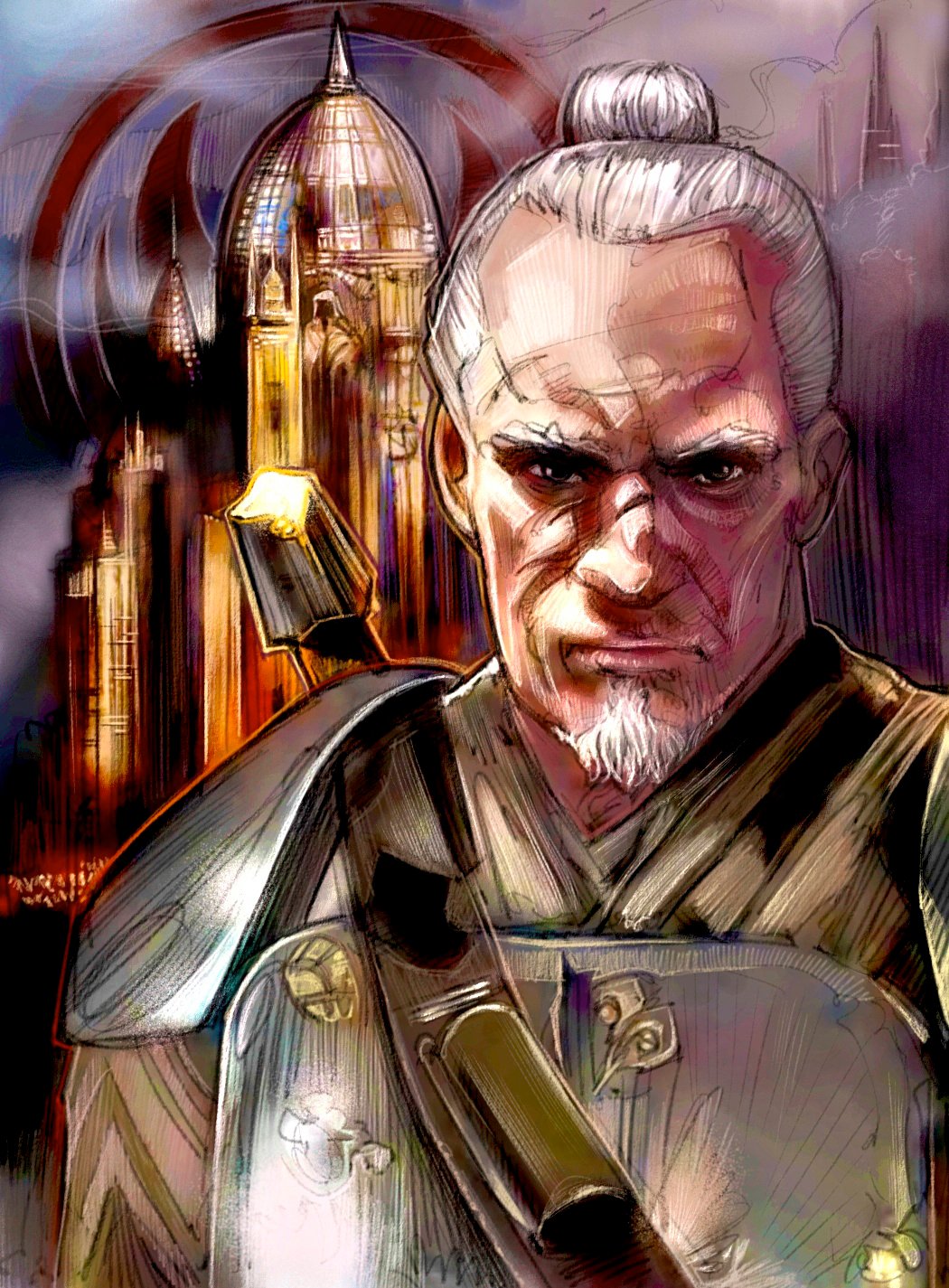 General Rahm Kota, Jedi Master and founder of the Militia