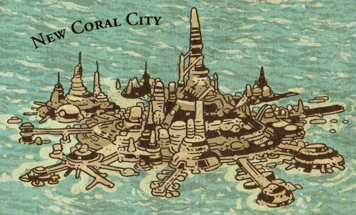 New Coral City appearance 