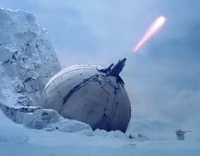 A v-150 Planet Defender on Hoth