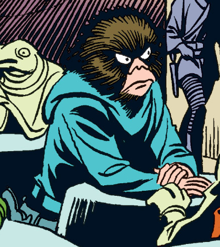 Unidentified simian bounty hunter appearance in Common Appearance