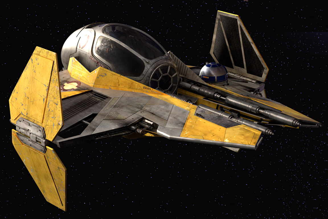 Anakin Skywalker's Eta-2 Actis-class interceptor appearance in Common Appearance