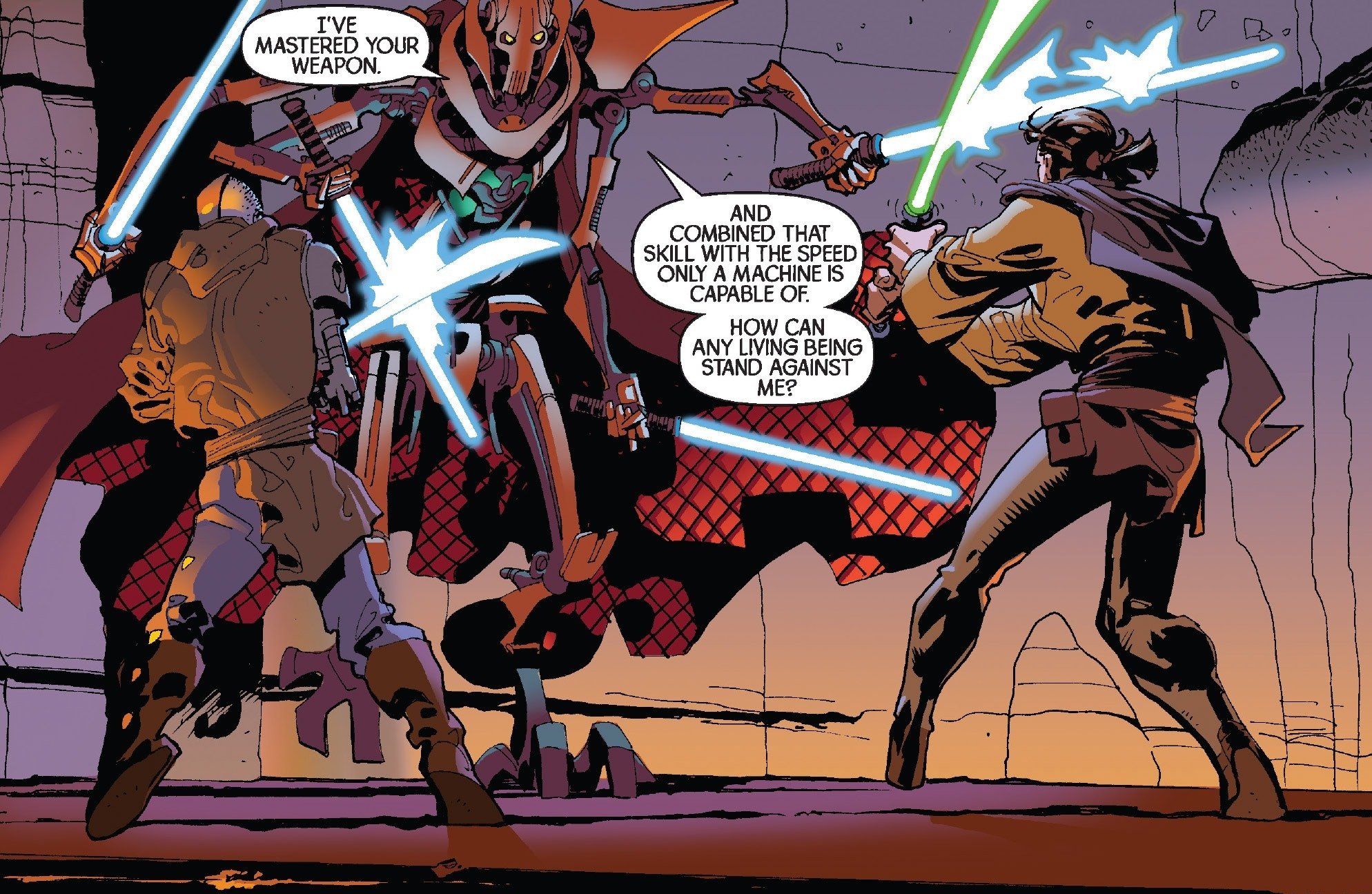 Tone and Kybo face Grievous for the last time.