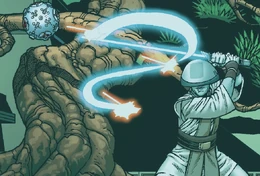 The Fifth Brother trains as a Jedi.