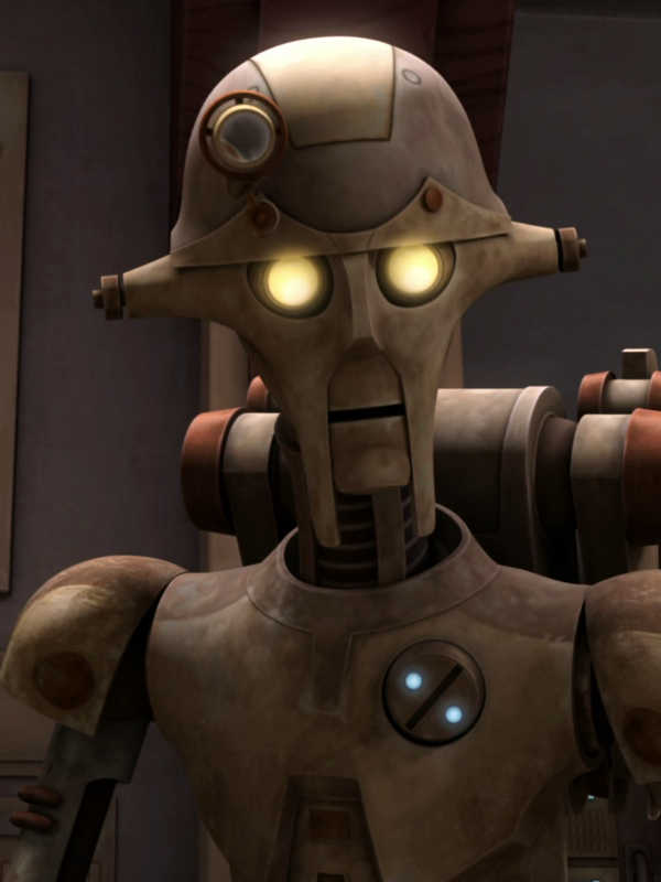 David Tennant first voiced Huyang (pictured) in two episodes of Star Wars: The Clone Wars.