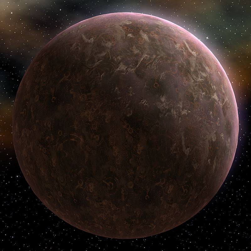 Taris during the Galactic Civil War, still showing scars thousands of years after its decimation