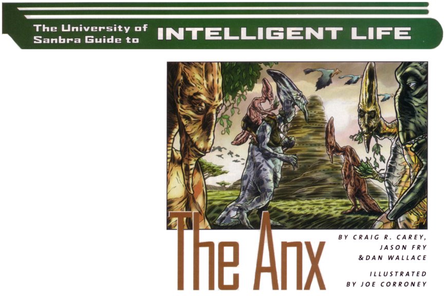 The University of Sanbra Guide to Intelligent Life: The Anx appearance in Common Appearance