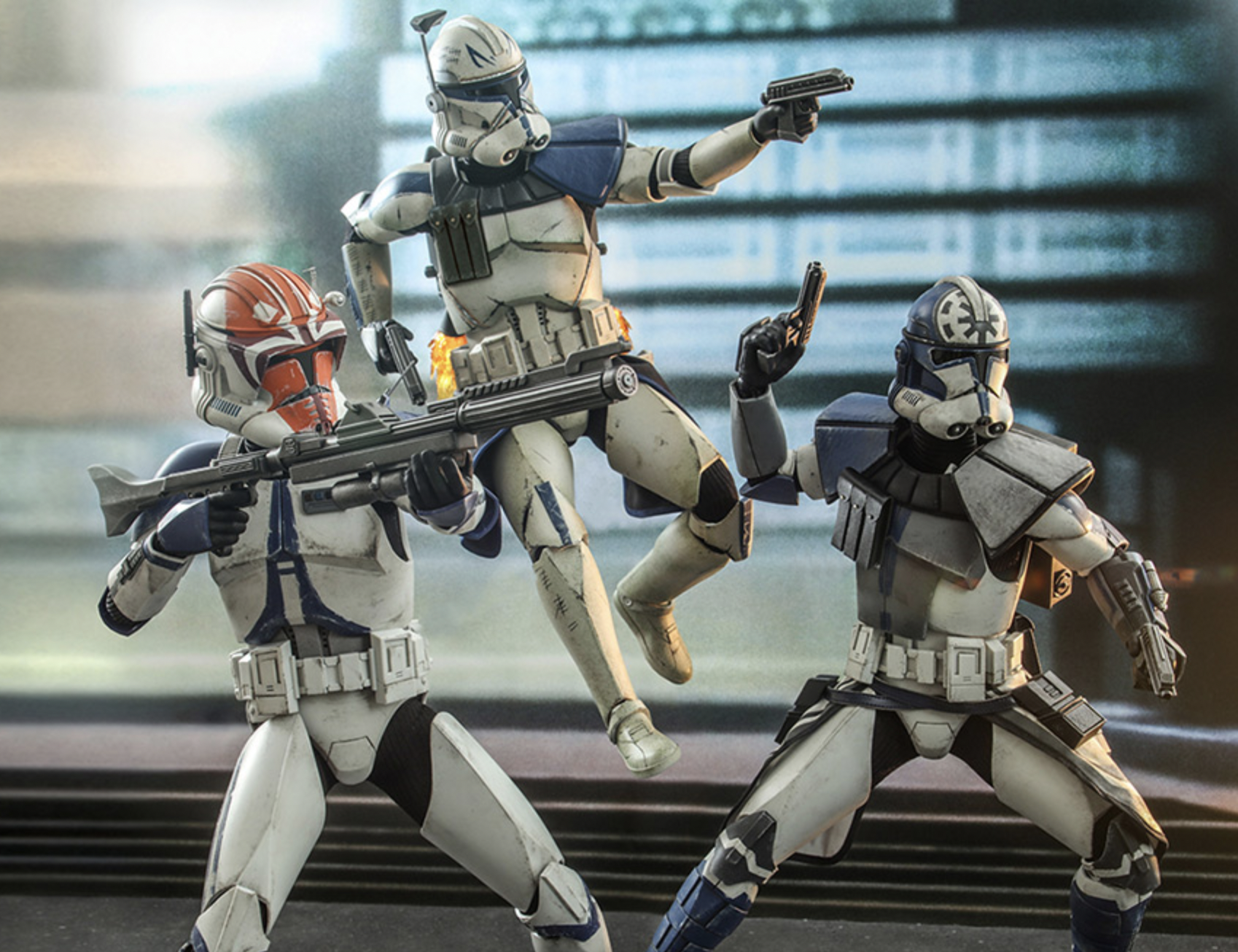 Clone trooper officers, such as Clone Captains, Clone Commanders, or Clone Lieutenant, held positions of authority in the Republic Military.