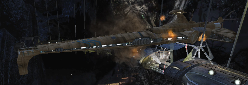 A ship of this class over Kashyyyk.