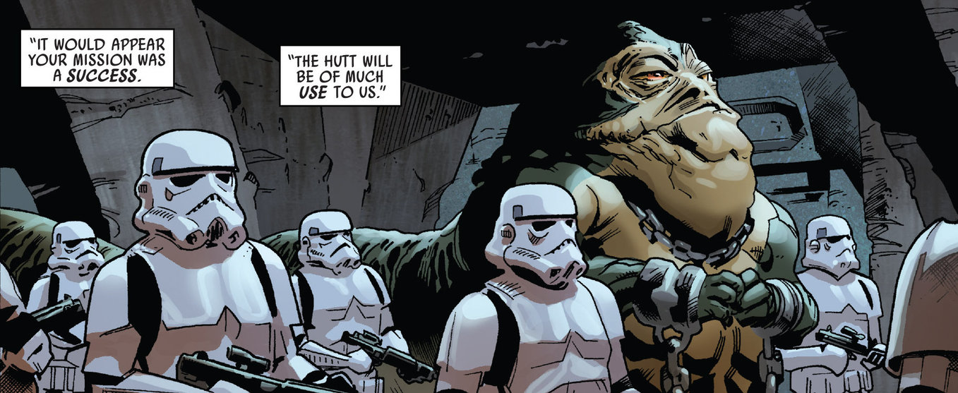 Grakkus, in the custody of Imperial stormtroopers