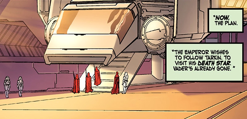 Palpatine's shuttle  (bombing) appearance in Common Appearance