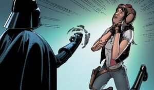 Vader Force chokes Aphra