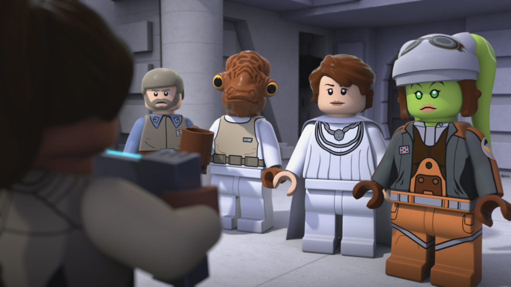 Hera and members of the Rebel Alliance in LEGO Star Wars: The Freemaker Adventures Season Two