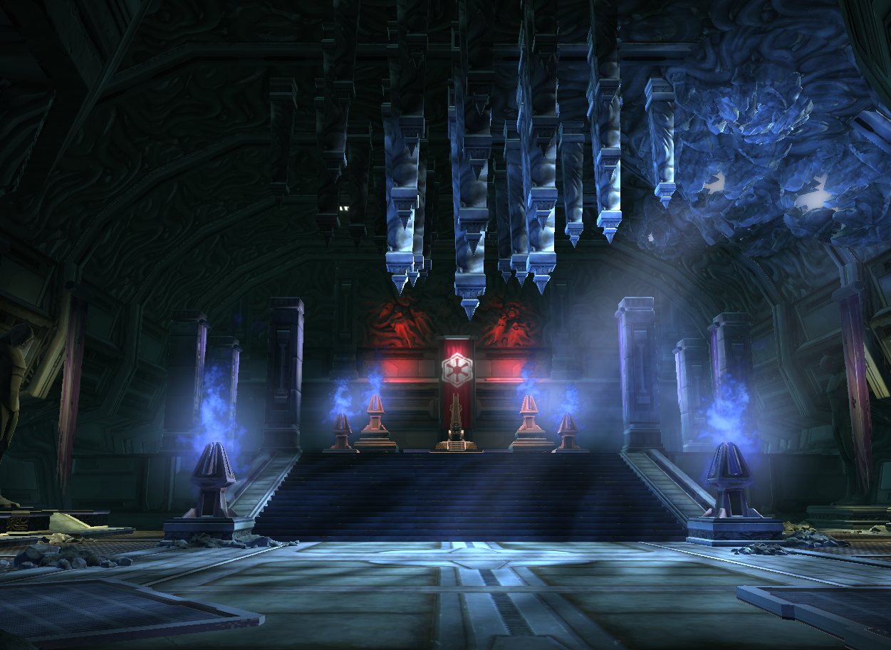 The Dark Temple's inner chambers