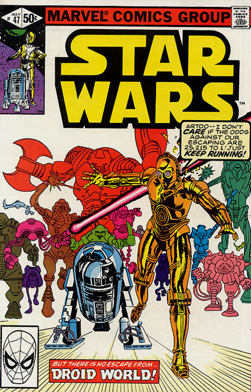 Cover of Star Wars (1977) 47 by Frank Miller and Sherman