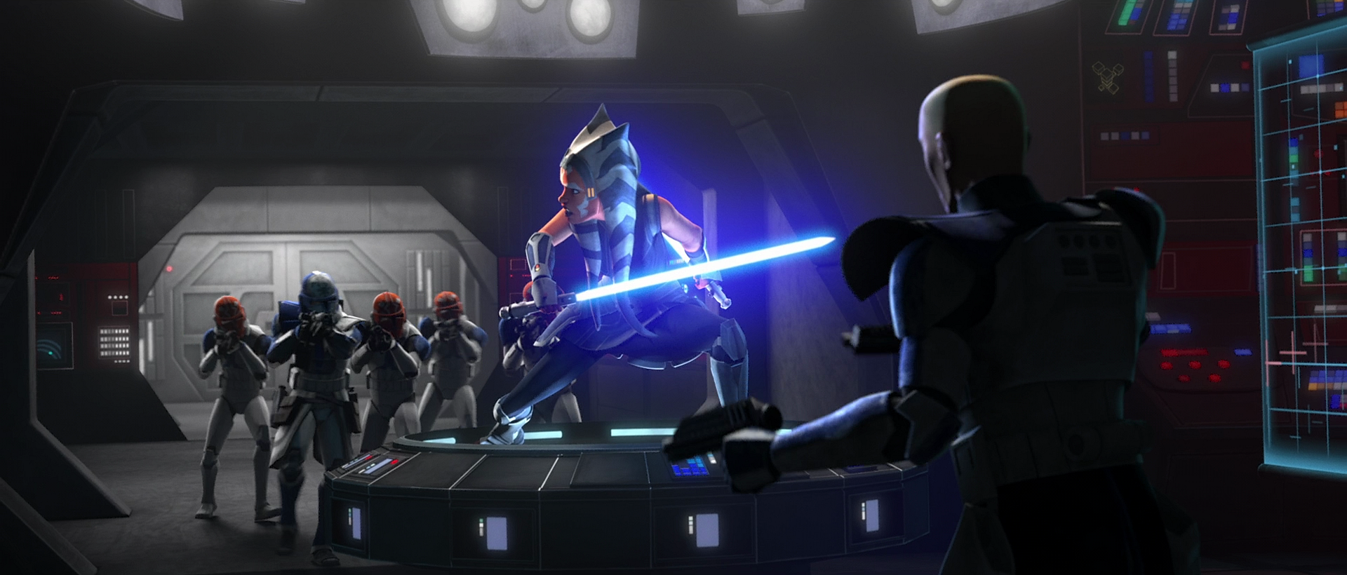 Across the galaxy, the clone troopers turned against their Jedi leaders as a result of their programmed compliance with Order 66.