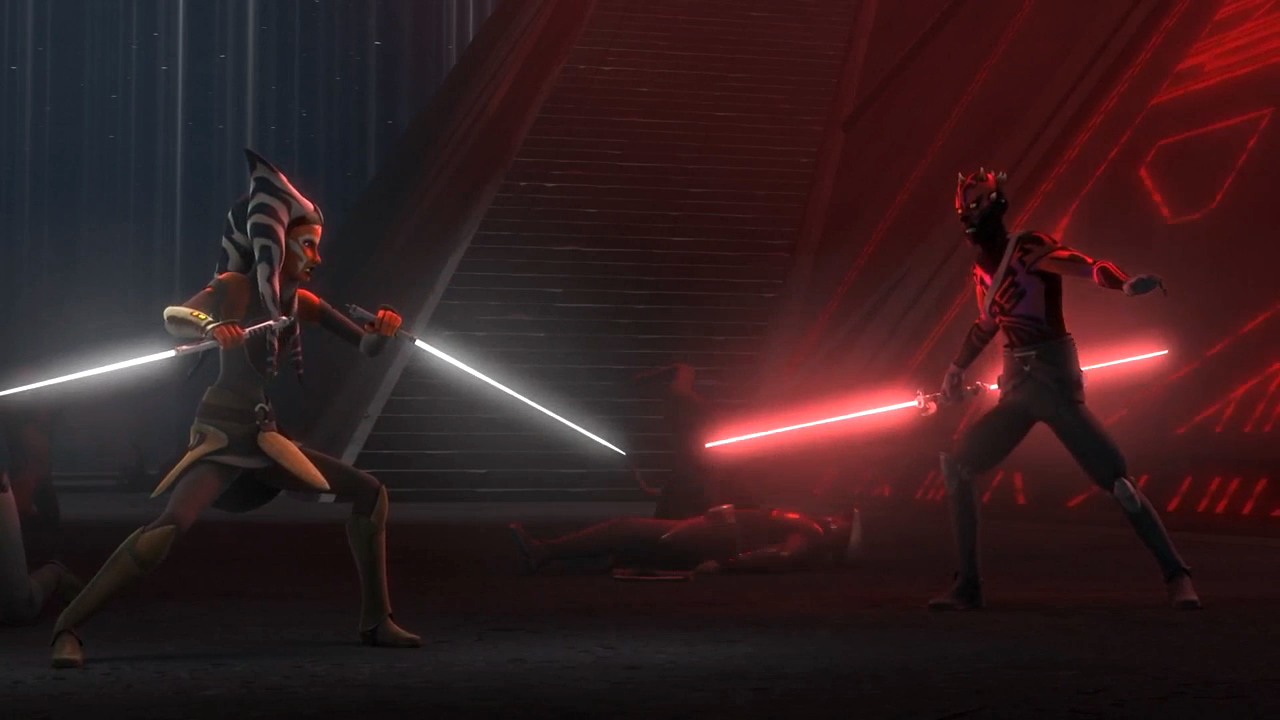 Sixteen years after the Siege of Mandalore, Maul and Tano fought again on the ancient Sith world of Malachor.