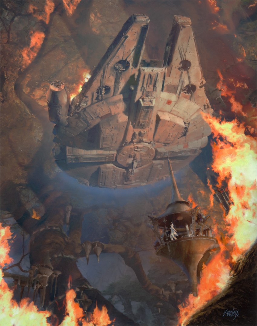 Kashyyyk in flames