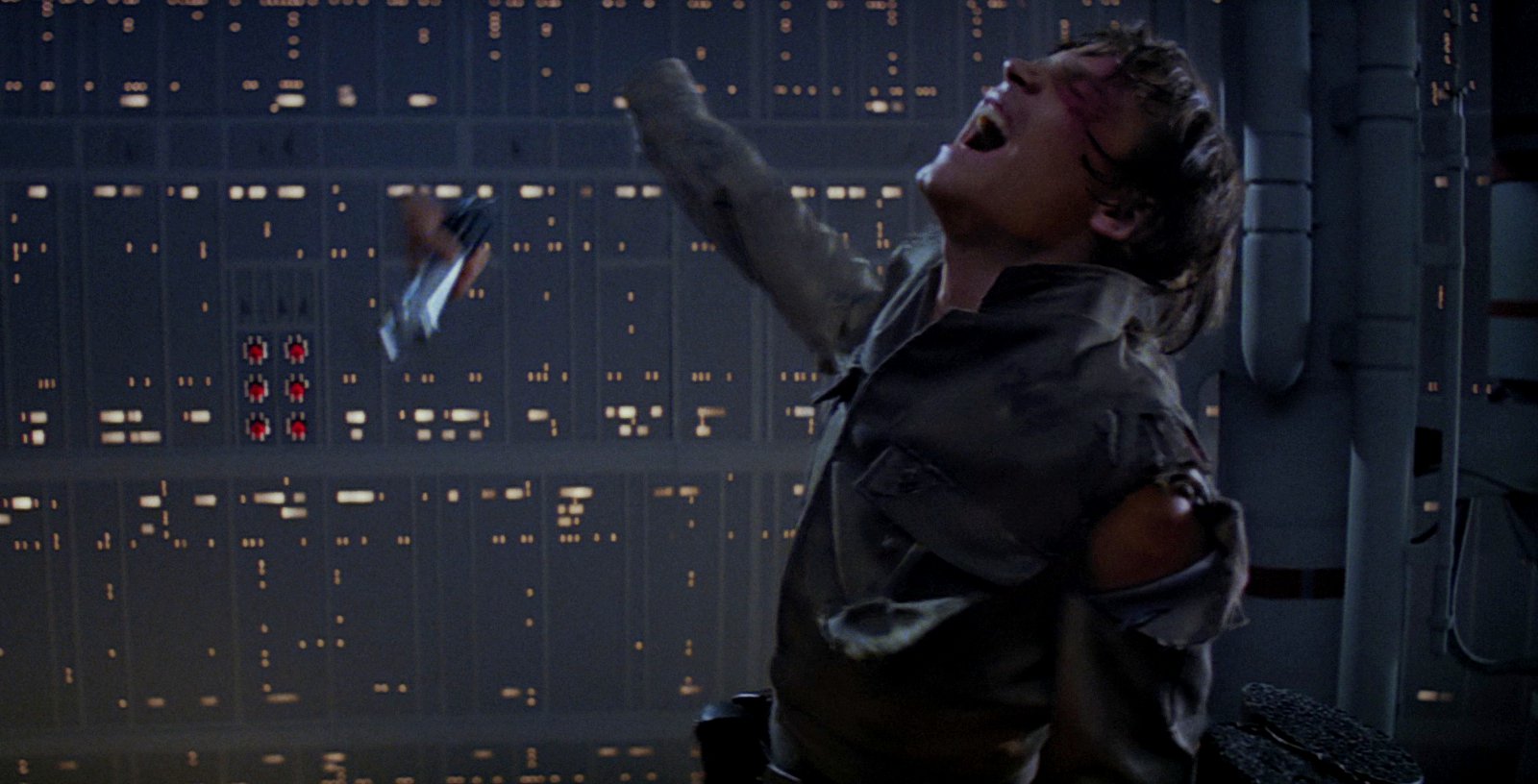 Luke Skywalker lost both his father's lightsaber and his right hand.