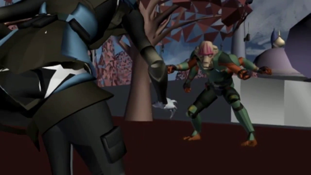 Moregi faces off against his pursuer, Ventress, in one of the unfinished episodes.