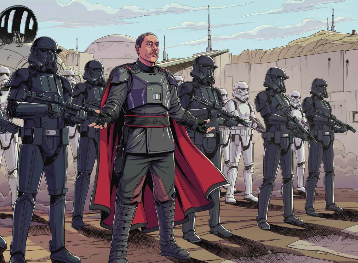 The Galactic Empire splintered into various Imperial Remnants, one of which was led by Moff Gideon.