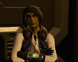 Hylo Visz in her headqurters on Odessen