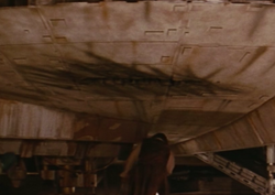 Millenium Falcon bottom carbon scoring