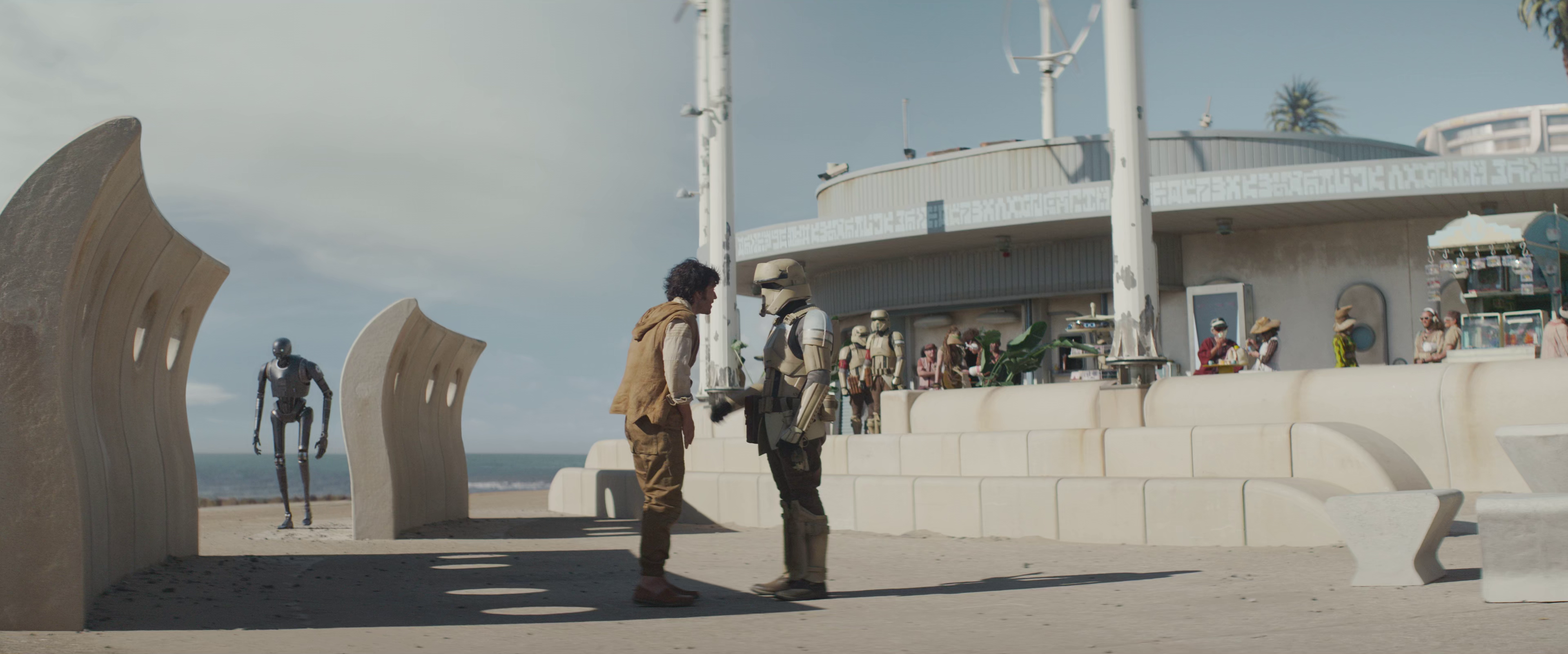 The coastal defender stormtrooper accosted Cassian Andor on Niamos.