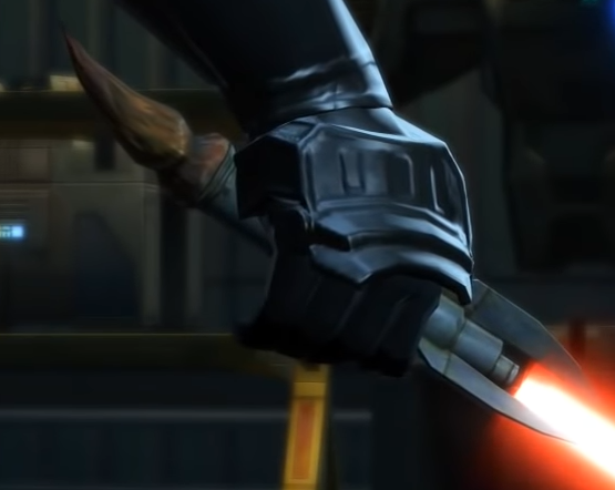 Scourge's lightsaber hilt