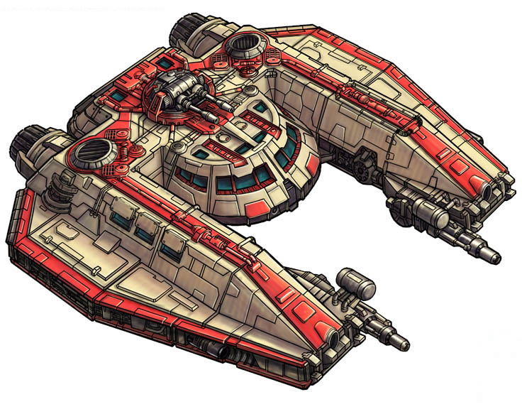 star wars corellian gunship