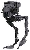 A First Order All Terrain Scout Transport walker
