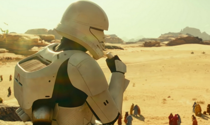 Rey's Resistance team was located on Pasaana by the First Order's stormtrooper forces.