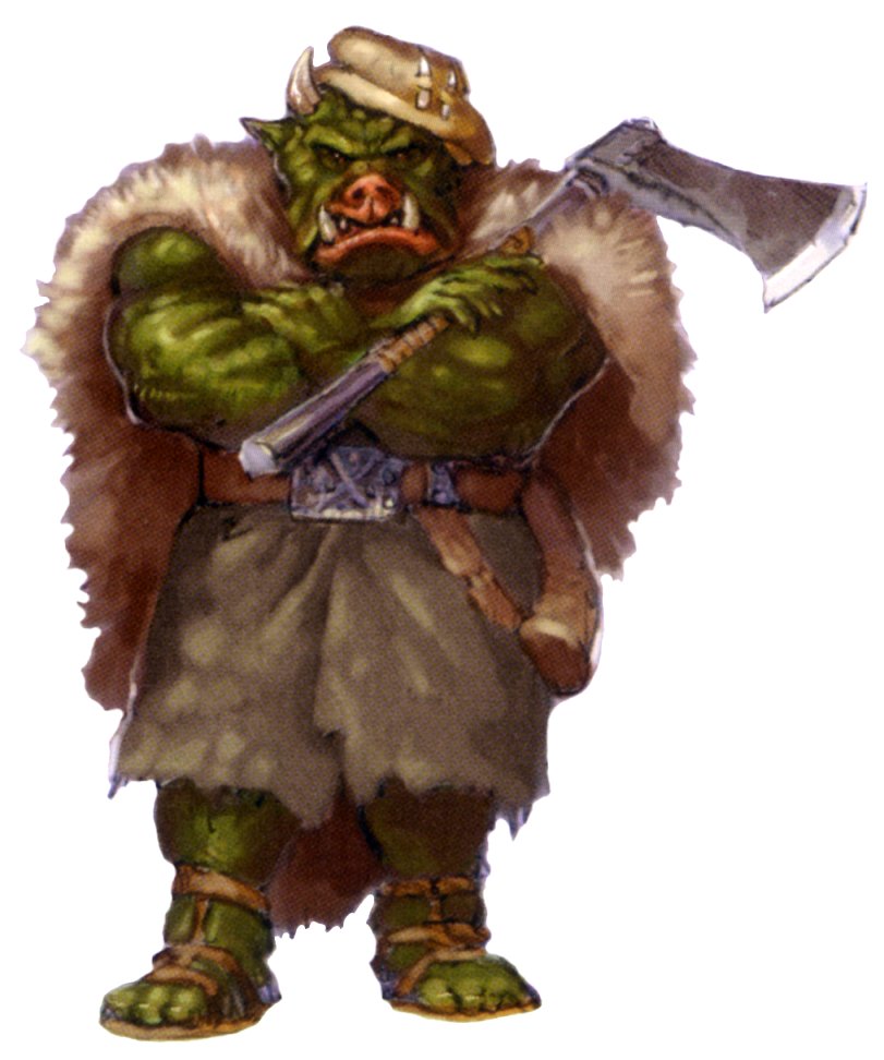 A Gamorrean with an axe.